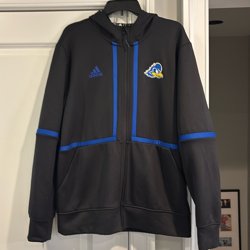 Men's University of Delaware full zip hoodie/Jacket, L, never worn